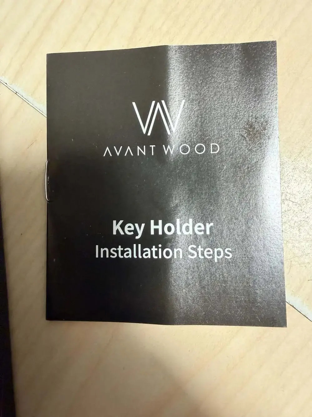 Avant Wood Matte Black Minimalist Key Organizer